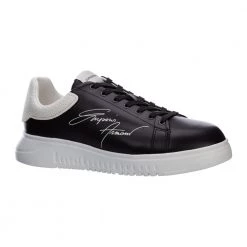 Emporio Armani Scarpe Sneakers Uomo In Pelle Black 5 Emporio Armani Scarpe Sneakers Uomo In Pelle Black -Tilbud miinto Butikk unnamed file 10247