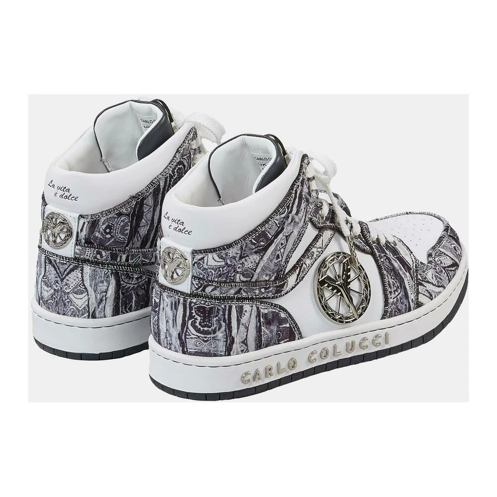Carlo Colucci High-Strick Sneakers White 2 Carlo Colucci High-Strick Sneakers White - Bilde 2