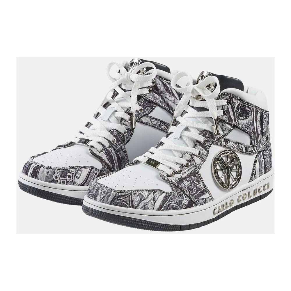 Carlo Colucci High-Strick Sneakers White 3 Carlo Colucci High-Strick Sneakers White - Bilde 3