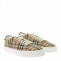 Burberry Vintage Check And Leather Sneakers Beige 11 Burberry Vintage Check And Leather Sneakers Beige -Tilbud miinto Butikk unnamed file 10534