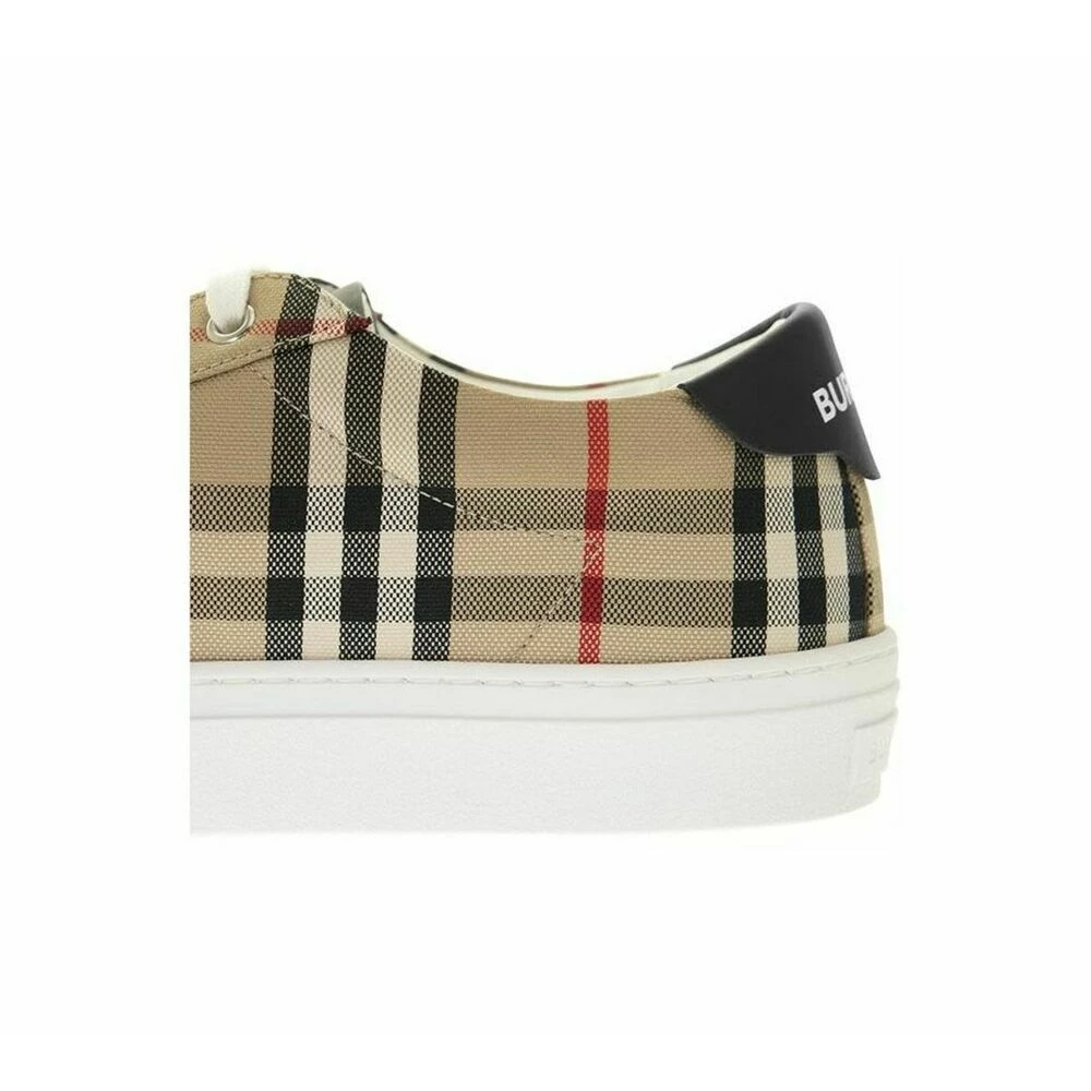 Burberry Vintage Check And Leather Sneakers Beige 6 Burberry Vintage Check And Leather Sneakers Beige - Bilde 6