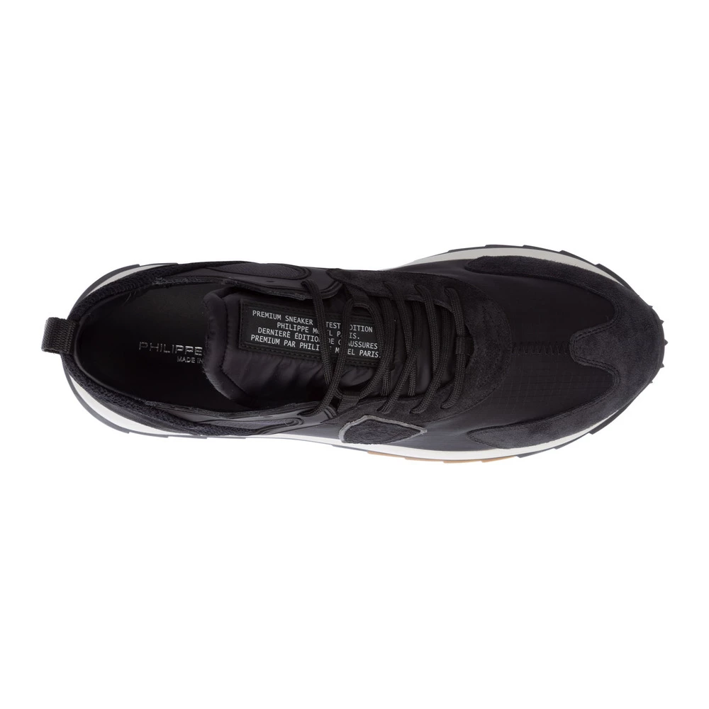 Philippe Model Mens Leather Sneakers Royale Black 2 Philippe Model Mens Leather Sneakers Royale Black - Bilde 2