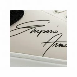 Emporio Armani Leather Sneakers White