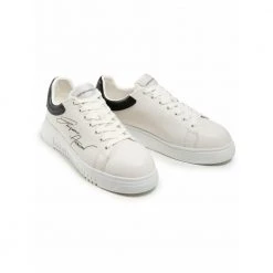 Emporio Armani Leather Sneakers White -Tilbud miinto Butikk unnamed file 10881