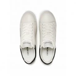 Emporio Armani Leather Sneakers White -Tilbud miinto Butikk unnamed file 10882
