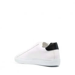 Moschino Zip-Up Logo Sneakers White