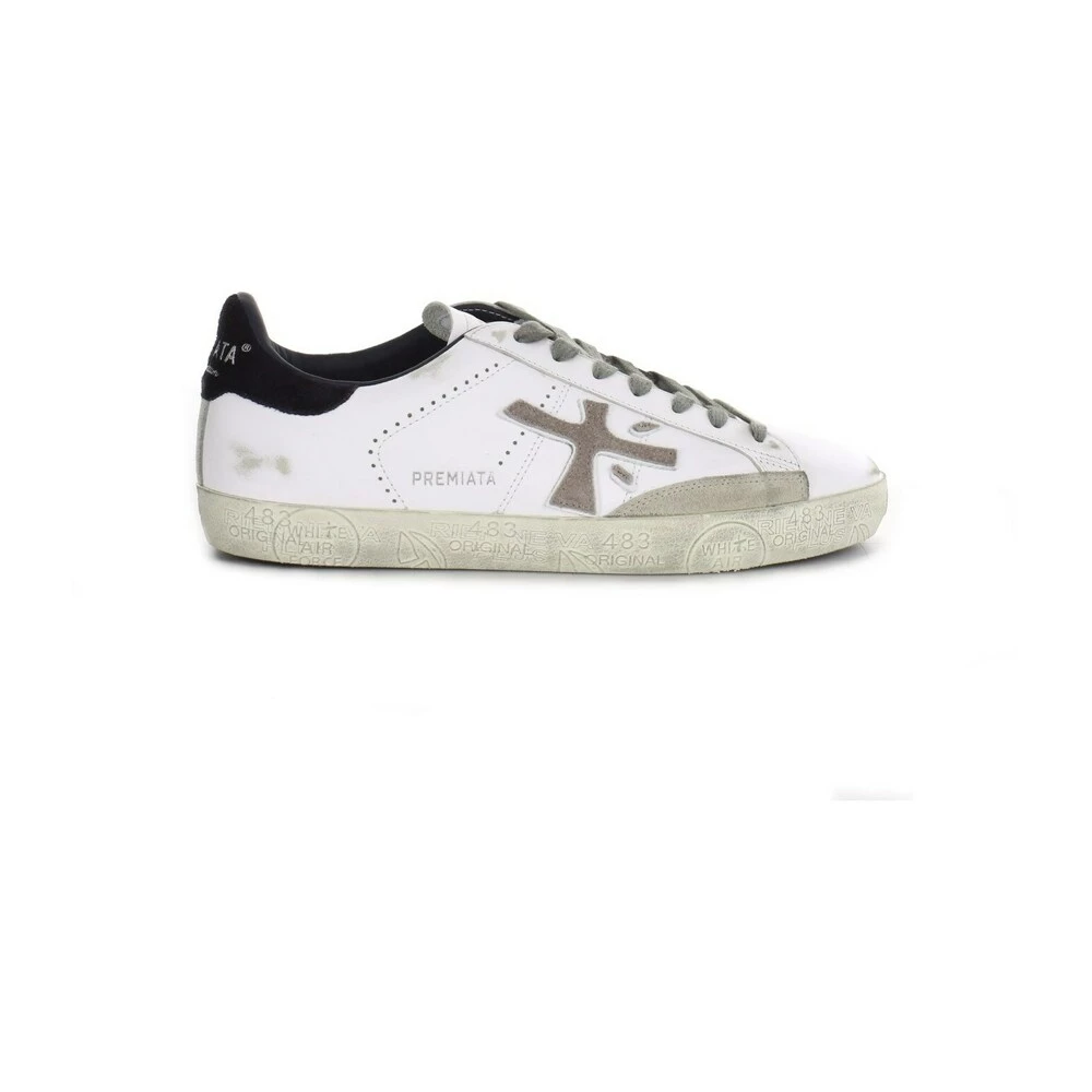 Premiata STEV 5472 Low Man White White 1 Premiata STEV 5472 Low Man White White