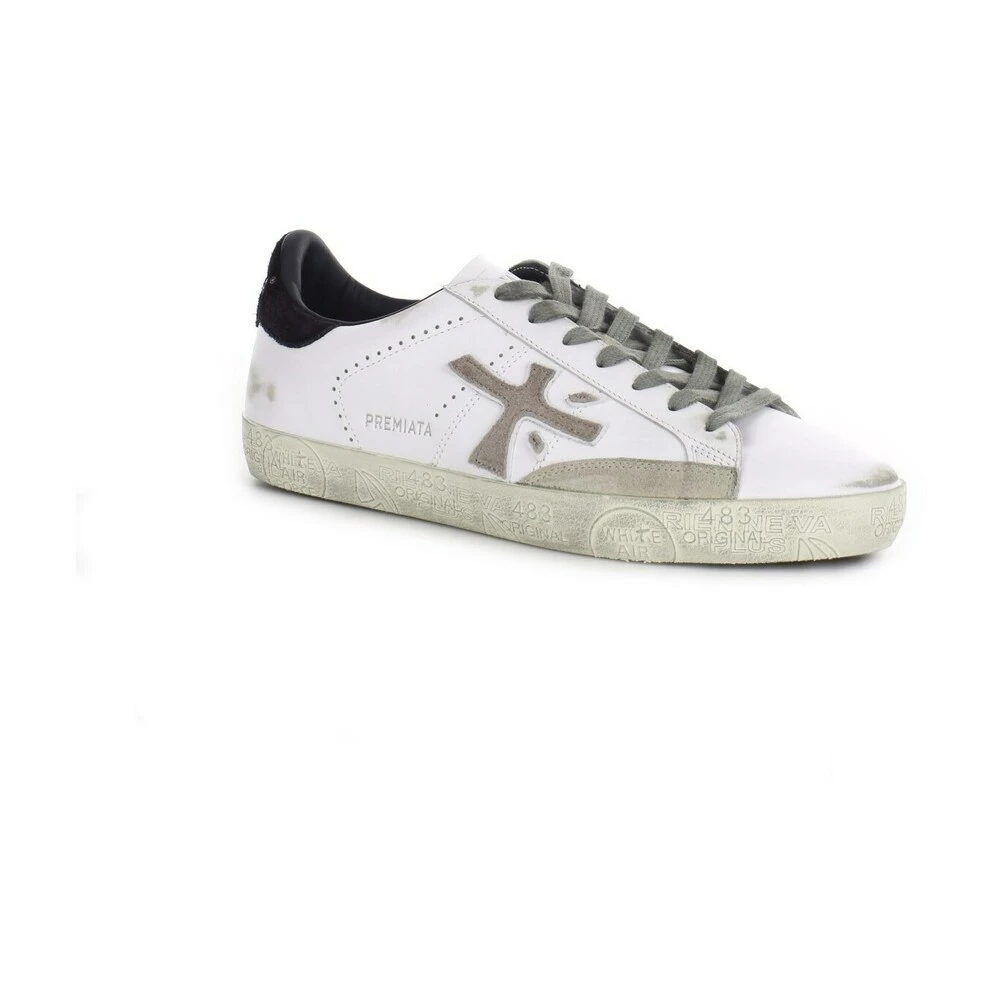 Premiata STEV 5472 Low Man White White 7 Premiata STEV 5472 Low Man White White - Bilde 7