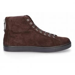 Gianvito Rossi Sneakers High HIGH TOP Veloursleder Brown