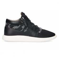 Giuseppe Zanotti Sneakers High RUNNER Logo Black