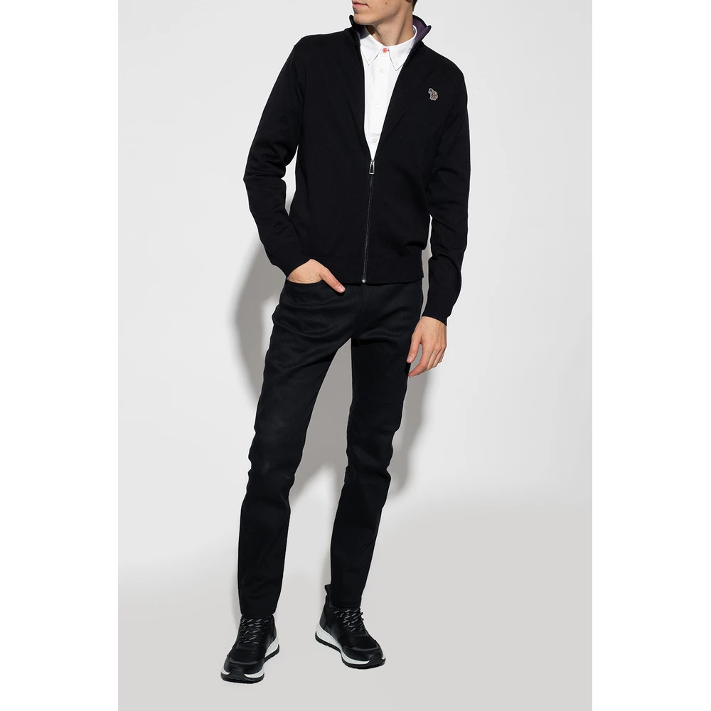 Emporio Armani Logo-patched Sneakers Black 2 Emporio Armani Logo-patched Sneakers Black - Bilde 2