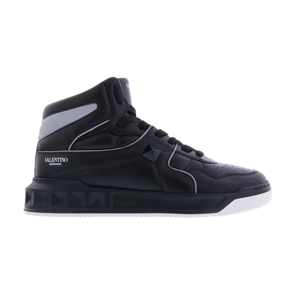 Valentino Garavani High Top Sneakers Black 1 Valentino Garavani High Top Sneakers Black