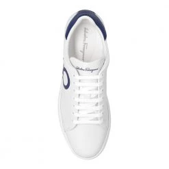 Salvatore Ferragamo Number Sneakers White