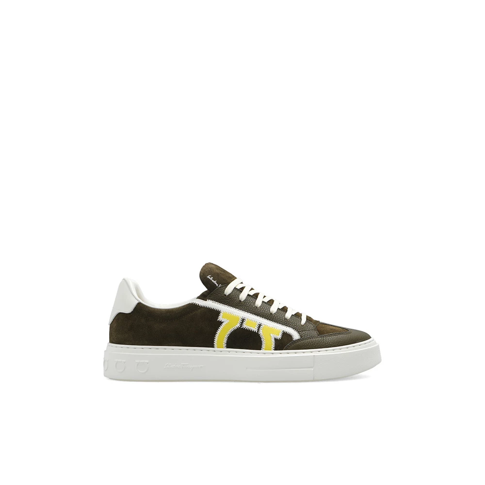 Salvatore Ferragamo Borg Sneakers Green 2 Salvatore Ferragamo Borg Sneakers Green - Bilde 2