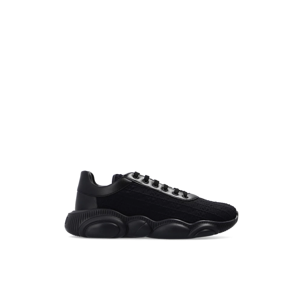 Moschino Teddy Sneakers Black 4 Moschino Teddy Sneakers Black - Bilde 4