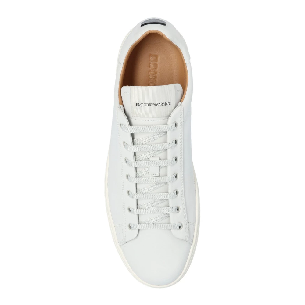 Emporio Armani Logo-patched Sneakers Gray 2 Emporio Armani Logo-patched Sneakers Gray - Bilde 2