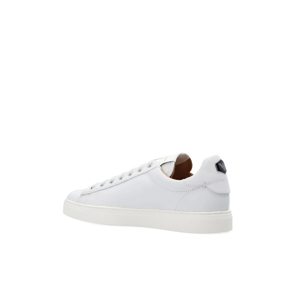 Emporio Armani Logo-patched Sneakers Gray 4 Emporio Armani Logo-patched Sneakers Gray - Bilde 4