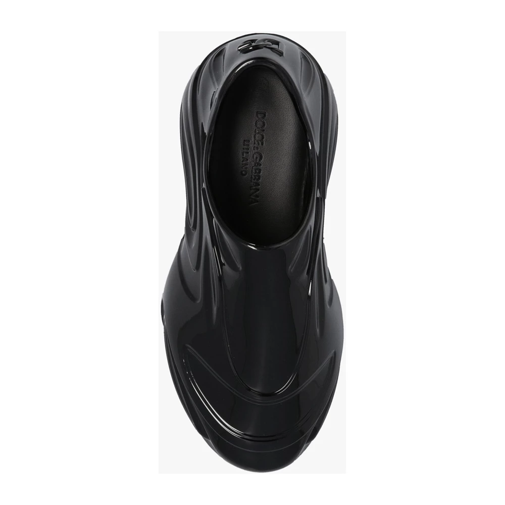Dolce & Gabbana Toy Rubber Sneakers Black 2 Dolce & Gabbana Toy Rubber Sneakers Black - Bilde 2