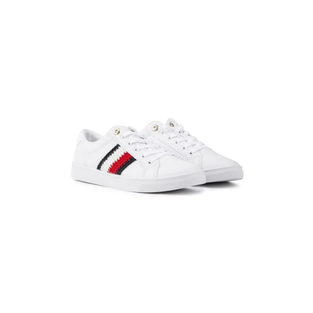Tommy Hilfiger Corporate Cupsole Trainers White 4 Tommy Hilfiger Corporate Cupsole Trainers White - Bilde 4