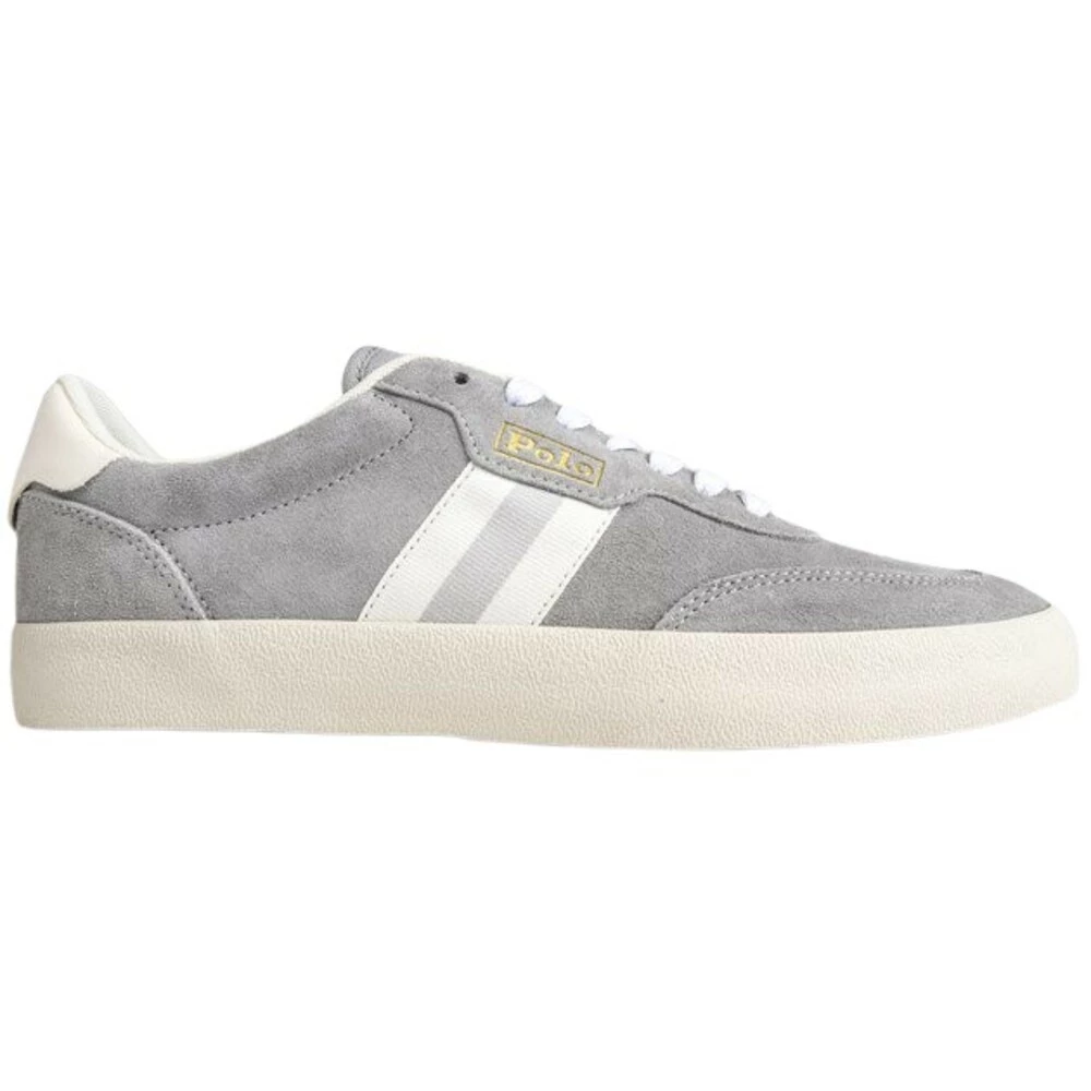Polo Ralph Lauren Court Vulc Trainers Gray 1 Polo Ralph Lauren Court Vulc Trainers Gray