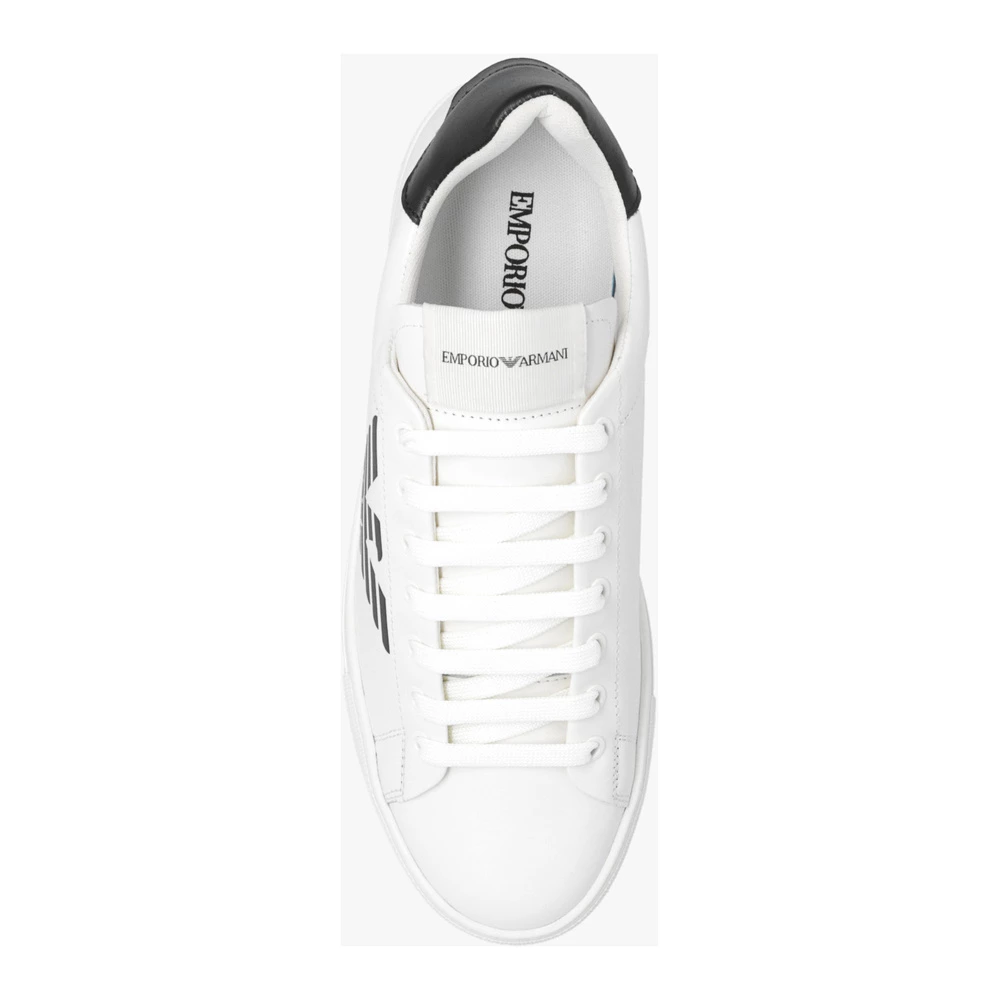 Emporio Armani Sneakers With Logo White 5 Emporio Armani Sneakers With Logo White - Bilde 5