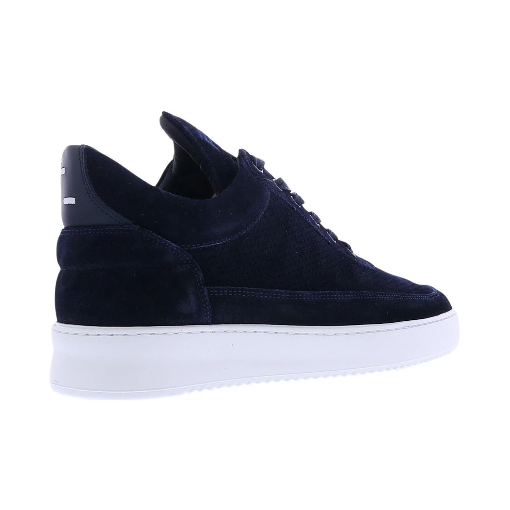 Filling Pieces Low Top Perforated Sneakers Blue 2 Filling Pieces Low Top Perforated Sneakers Blue - Bilde 2