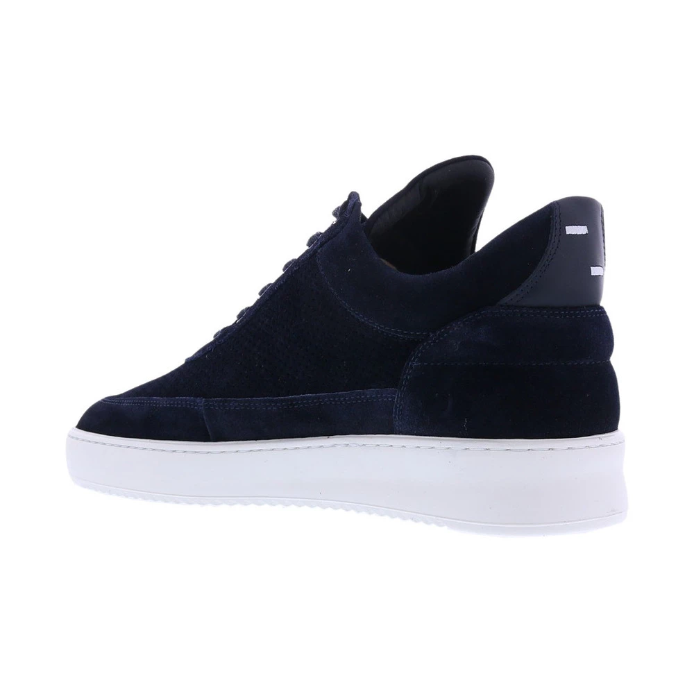 Filling Pieces Low Top Perforated Sneakers Blue 3 Filling Pieces Low Top Perforated Sneakers Blue - Bilde 3