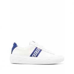 Versace Sneakers With Logo White