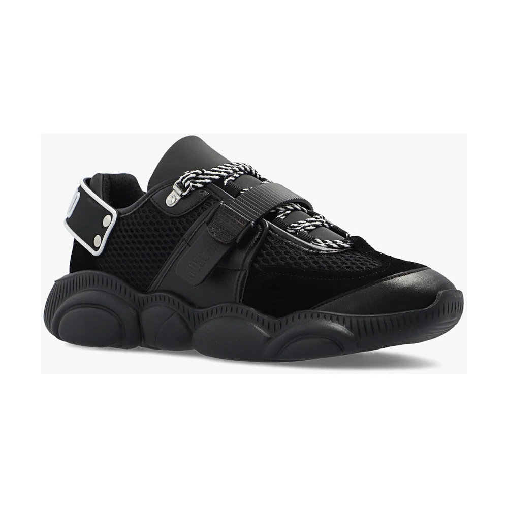 Moschino Sneakers With Logo Black 1 Moschino Sneakers With Logo Black