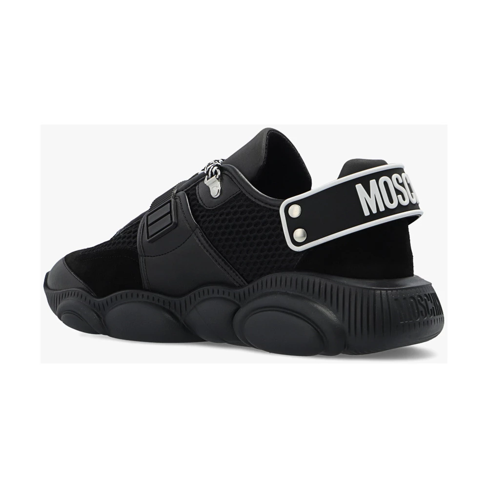 Moschino Sneakers With Logo Black 3 Moschino Sneakers With Logo Black - Bilde 3