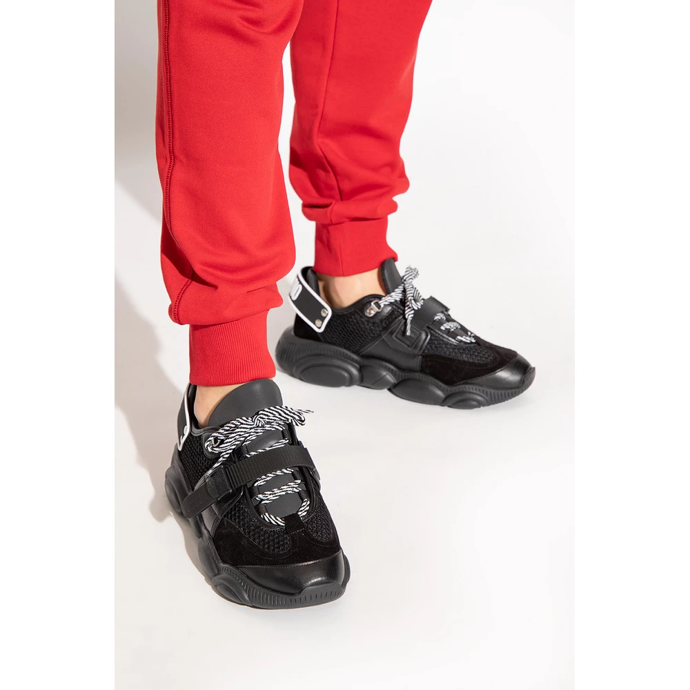 Moschino Sneakers With Logo Black 4 Moschino Sneakers With Logo Black - Bilde 4