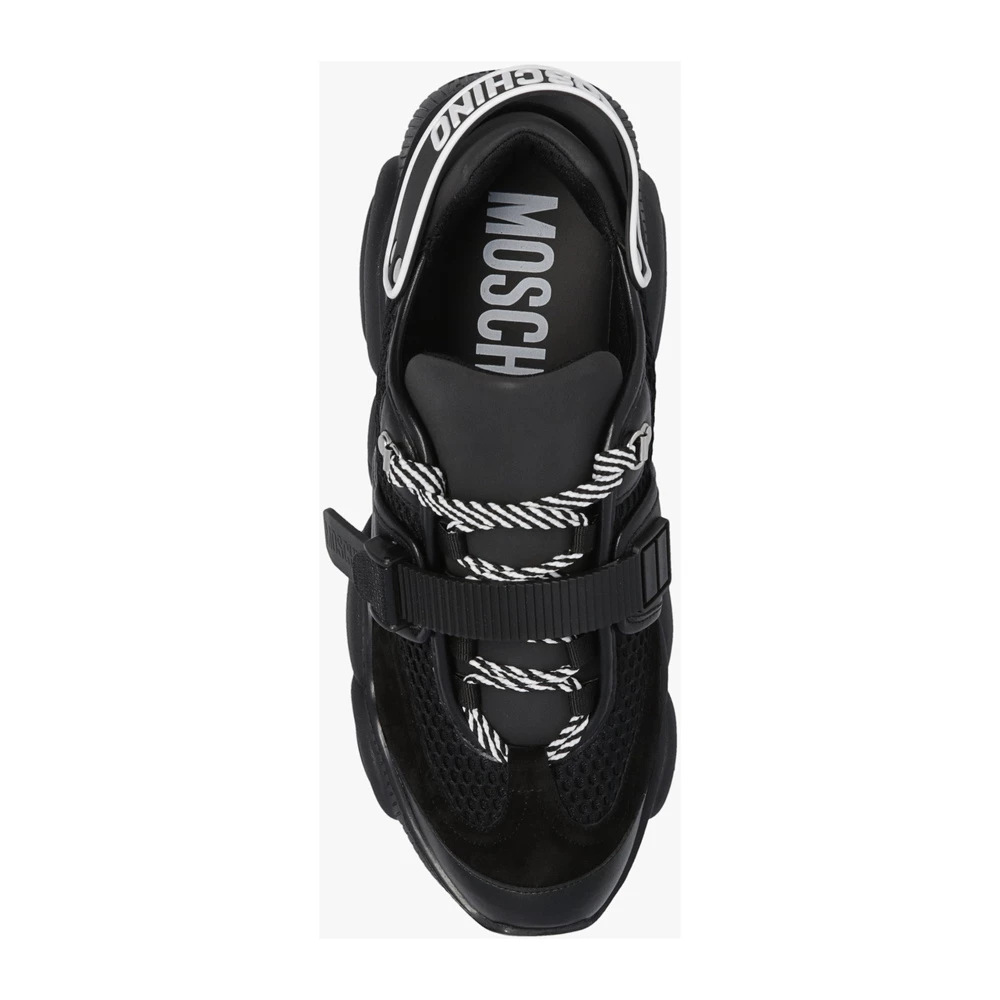 Moschino Sneakers With Logo Black 6 Moschino Sneakers With Logo Black - Bilde 6