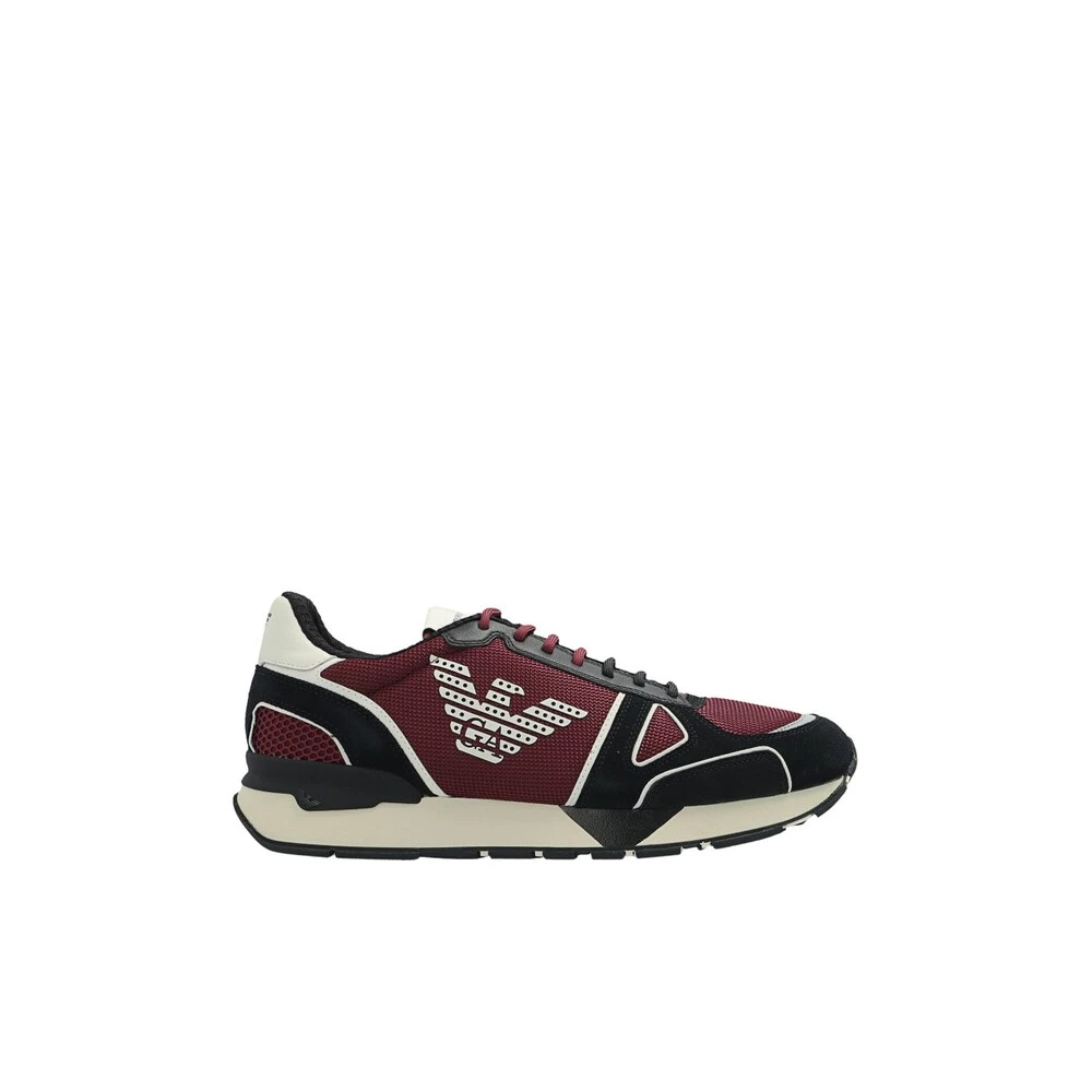 Emporio Armani Sneakers With Logo Red 2 Emporio Armani Sneakers With Logo Red - Bilde 2
