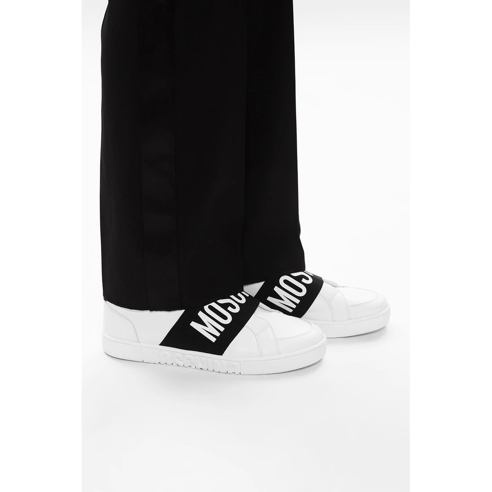 Moschino Branded Sneakers White 2 Moschino Branded Sneakers White - Bilde 2