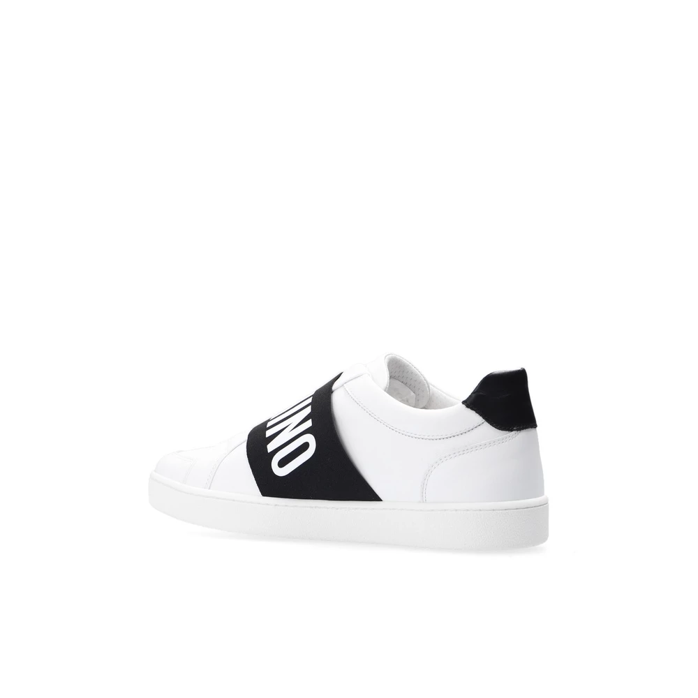 Moschino Branded Sneakers White 6 Moschino Branded Sneakers White - Bilde 6