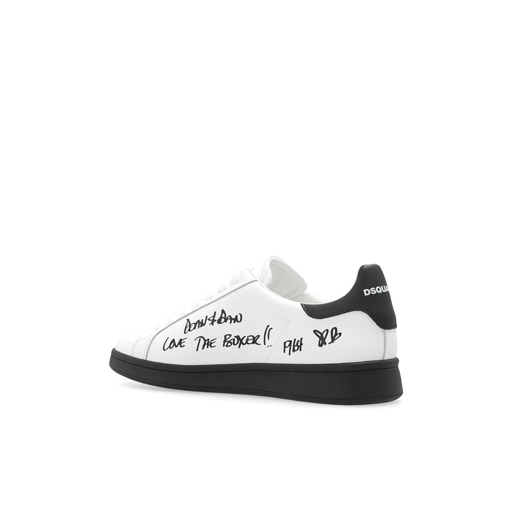 Dsquared2 Boxer Sneakers White 1 Dsquared2 Boxer Sneakers White