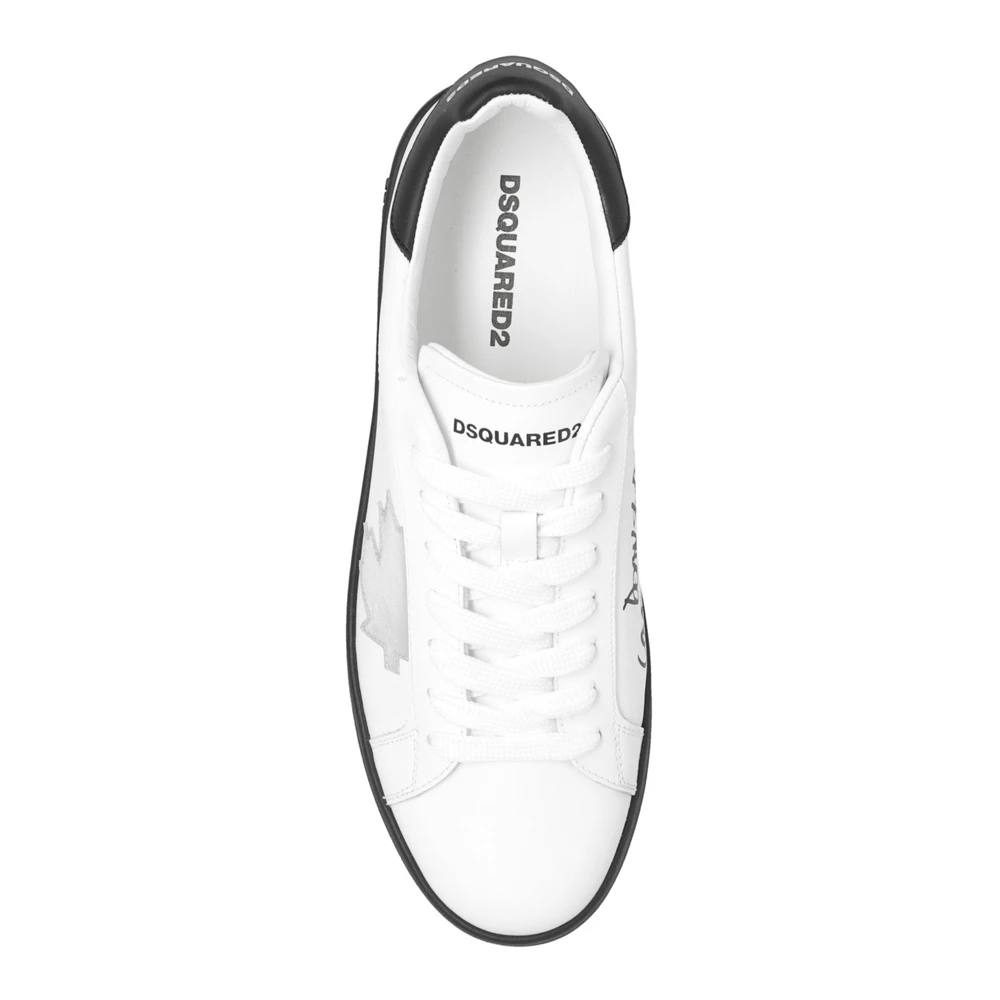 Dsquared2 Boxer Sneakers White 4 Dsquared2 Boxer Sneakers White - Bilde 4