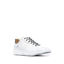 Maison Margiela Replica Painted Sneakers White