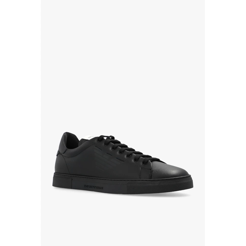 Emporio Armani Sneakers With Logo Black 5 Emporio Armani Sneakers With Logo Black - Bilde 5