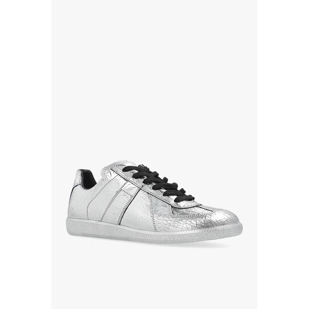 Maison Margiela ‘Replica’ Leather Sneakers Gray 5 Maison Margiela ‘Replica’ Leather Sneakers Gray - Bilde 5