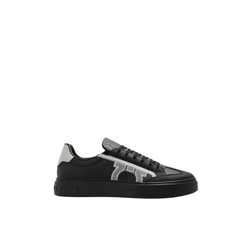 Salvatore Ferragamo Borg Sneakers Black 2 Salvatore Ferragamo Borg Sneakers Black - Bilde 2
