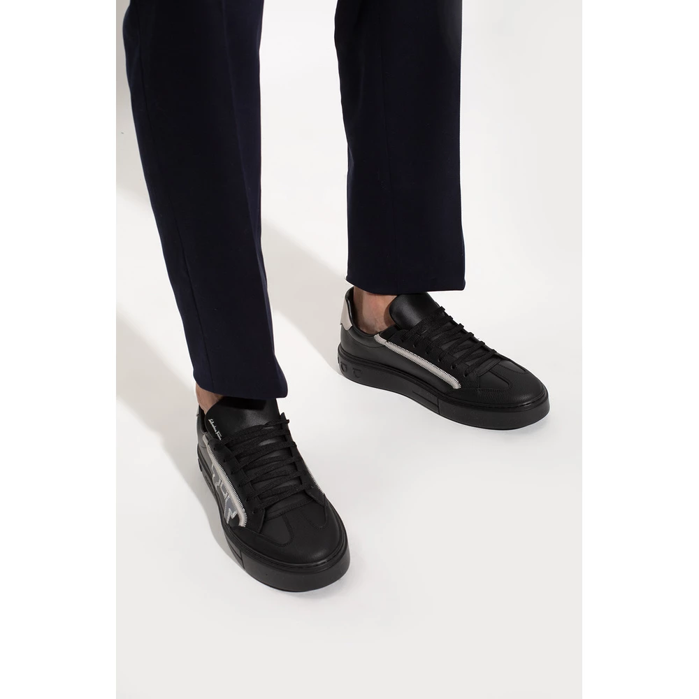 Salvatore Ferragamo Borg Sneakers Black 6 Salvatore Ferragamo Borg Sneakers Black - Bilde 6