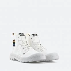 Palladium Smiley Pampa Pride 76879-116-M 36 Shoes White