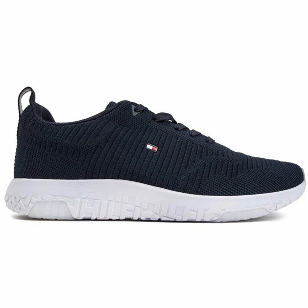 Tommy Hilfiger Corporate Knit Rib Trainers Blue 2 Tommy Hilfiger Corporate Knit Rib Trainers Blue - Bilde 2