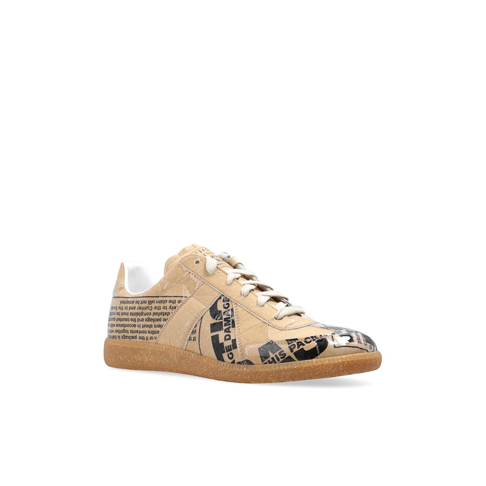 Maison Margiela Sneakers With Logo Beige 2 Maison Margiela Sneakers With Logo Beige - Bilde 2