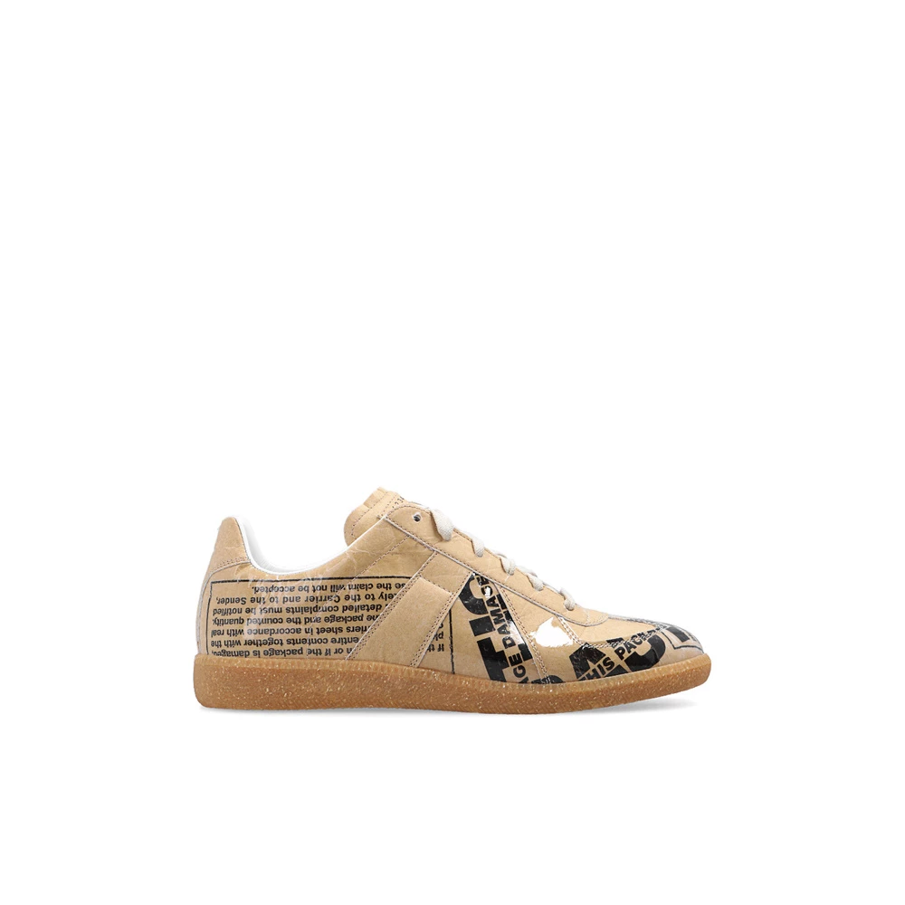 Maison Margiela Sneakers With Logo Beige 6 Maison Margiela Sneakers With Logo Beige - Bilde 6
