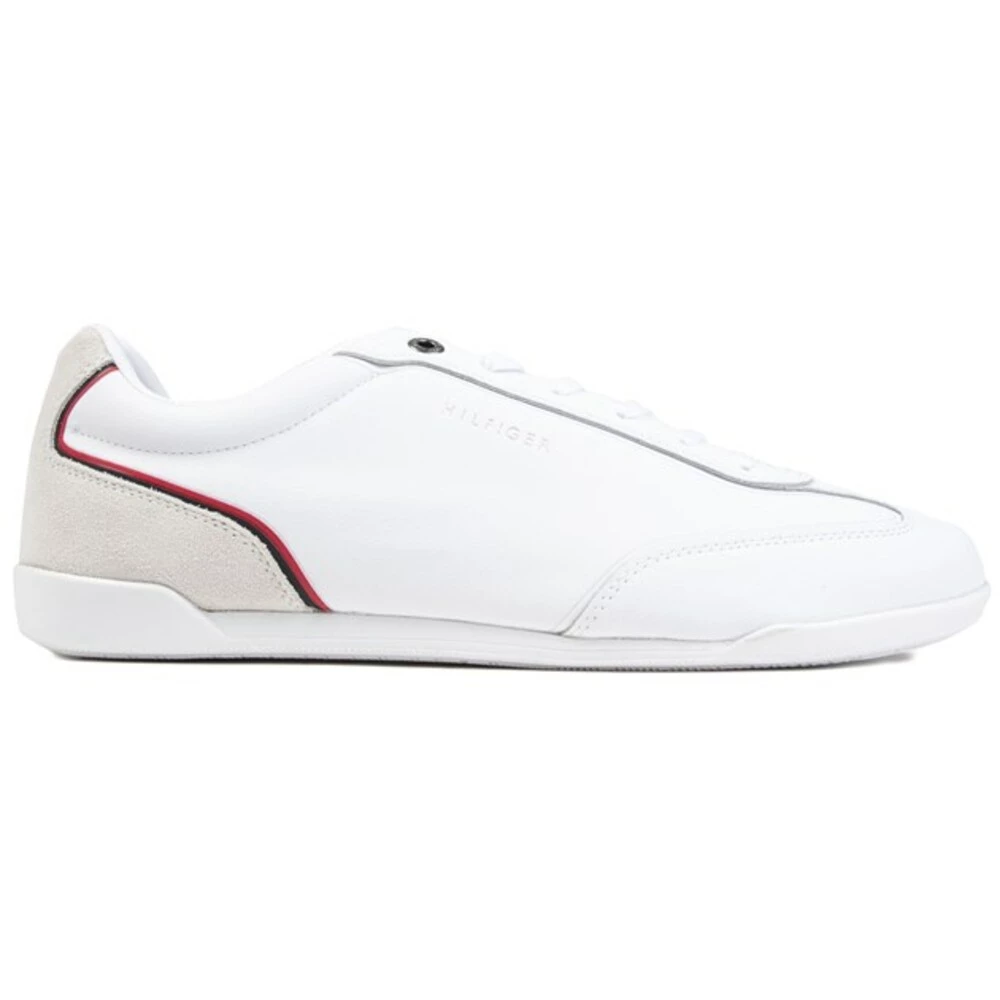 Tommy Hilfiger Modern Pro Leather Trainers White 1 Tommy Hilfiger Modern Pro Leather Trainers White