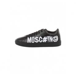 Moschino Symbols Logo Calfskin Sneakers Black -Tilbud miinto Butikk unnamed file 7627