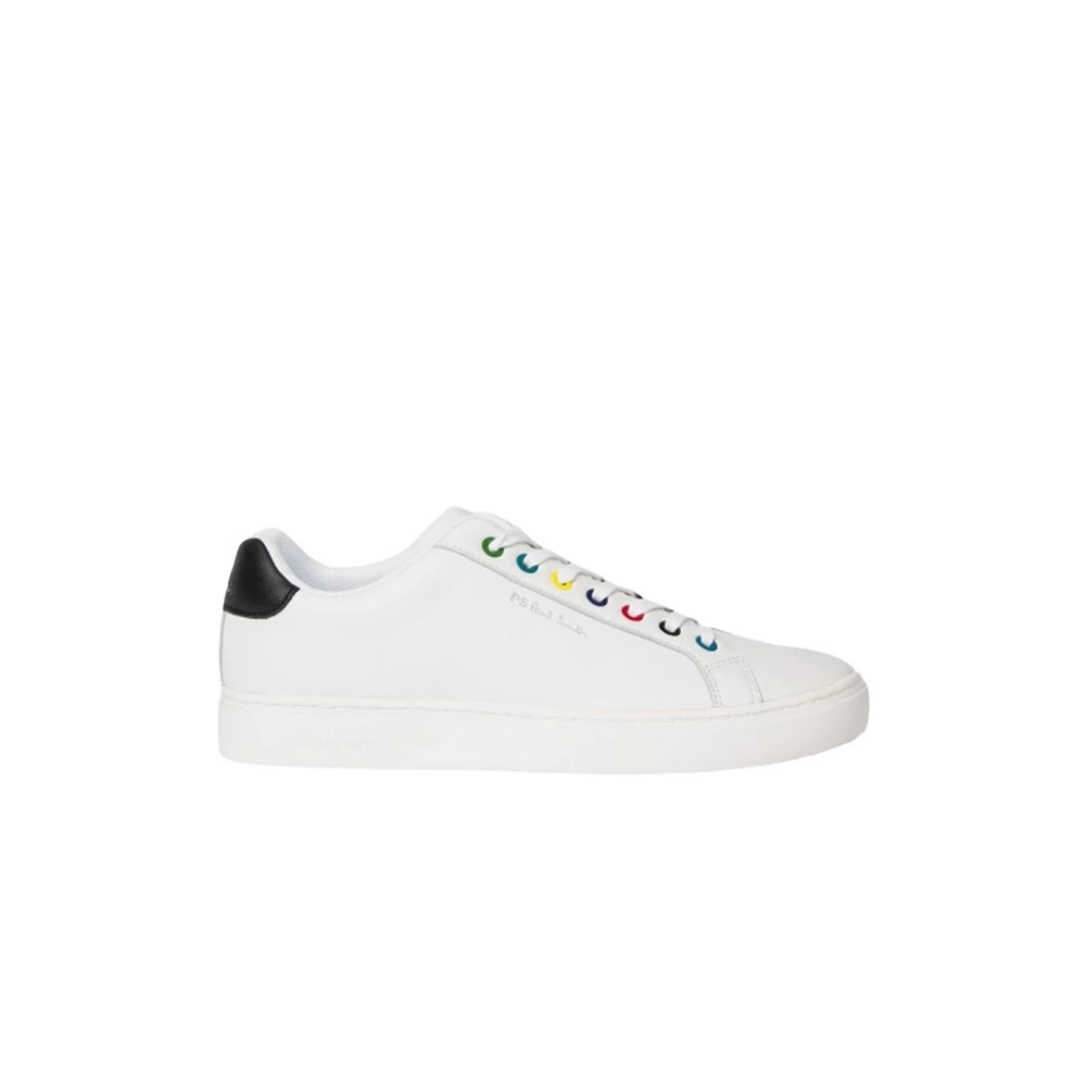 PS By Paul Smith Rex Sneakers With Multicolored Eyelets White 2 PS By Paul Smith Rex Sneakers With Multicolored Eyelets White - Bilde 2