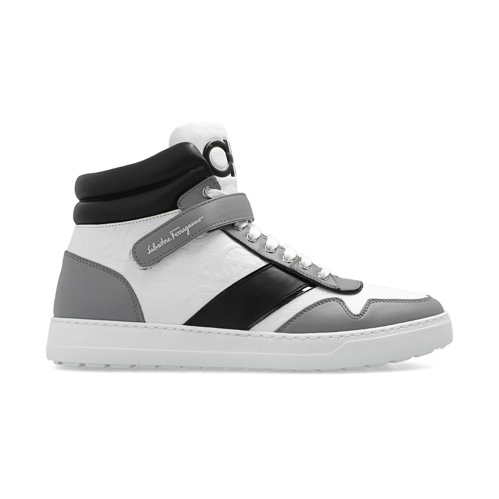 Salvatore Ferragamo Noe Sneakers Gray 4 Salvatore Ferragamo Noe Sneakers Gray - Bilde 4